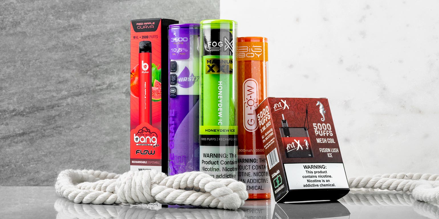 Vape Street Disposable Vape Devices: Bang XXL Flow, Thirsty, FOG X Magnum XXL, Art-X