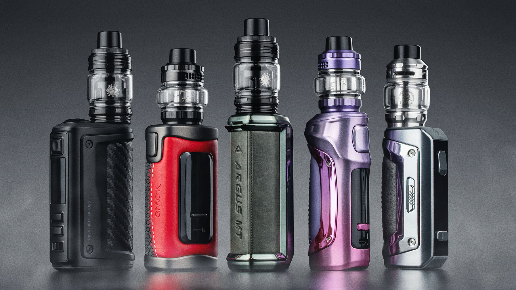 SMOK Morph 3 Starter Kit, Voopoo ARGUS MT Starter Kit, Geekvape T200 Starter Kit, SMOK Mag Solo Starter Kit, Voopoo Argus GT 2 Starter Kit, Geekvape S100 Starter Kit, Geekvape L200 Starter Kit, Voopoo Drag 4 Starter Kit, Voopoo Drag E60 Mod Kit, Vaporesso GTX Go 80 Starter Kit