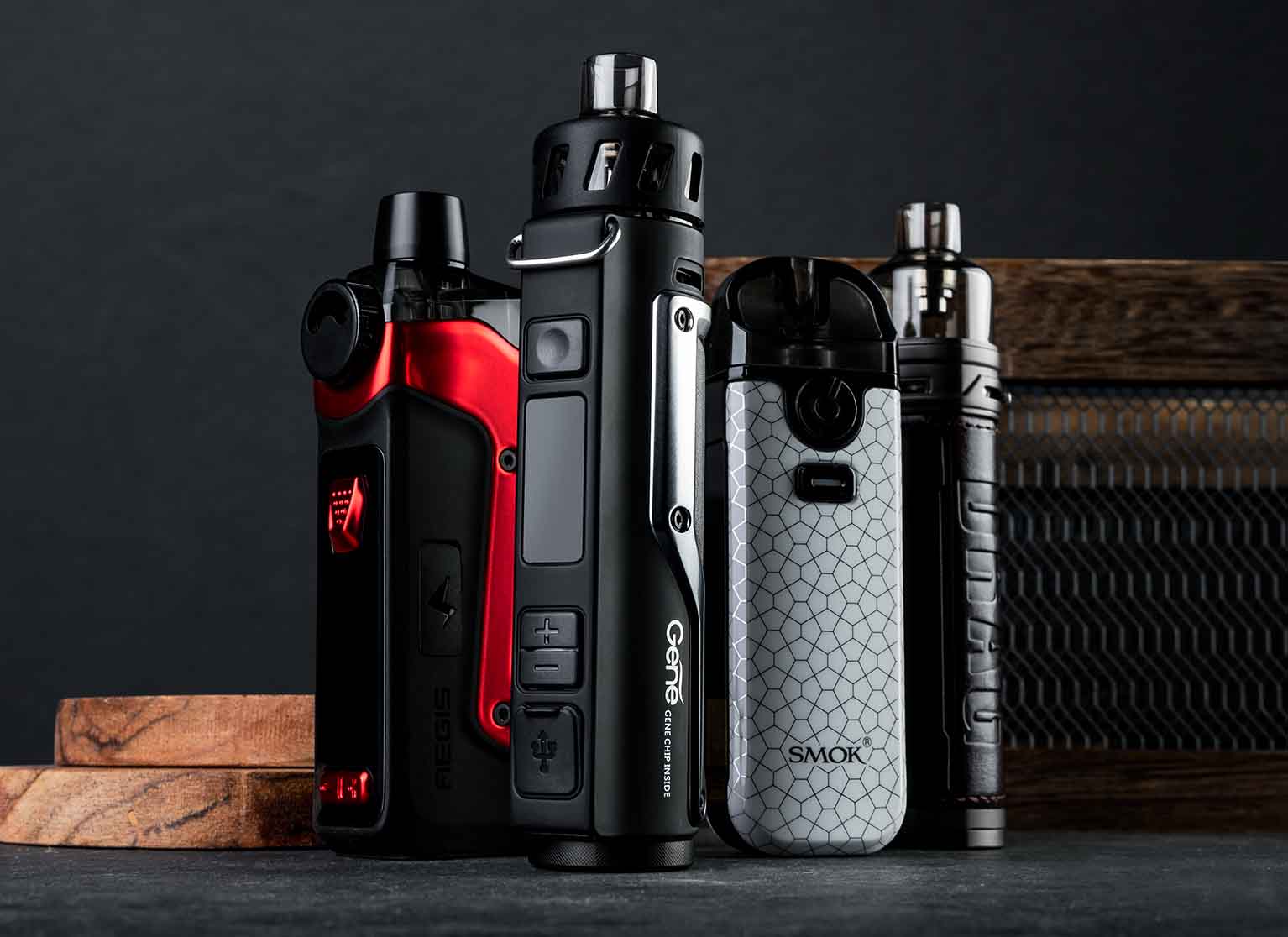 Vape Street Devices Voopoo Argue, Smok Nord, Voopoo Drag X,