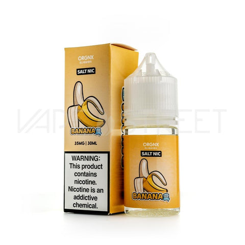 ORGNX Salt Nic Banana Ice Vape Juice 30mL