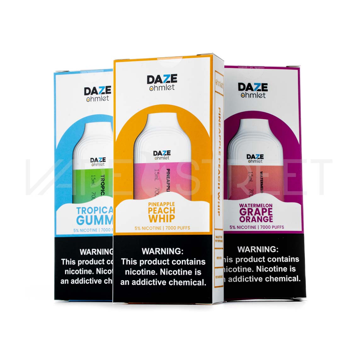 Vape Street: 7 Daze Ohmlet Disposable device