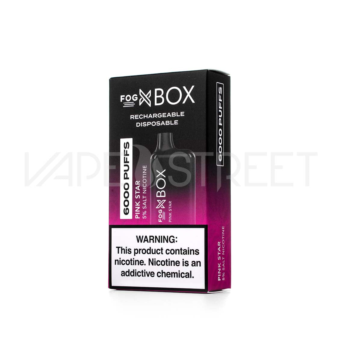 Vape Street: FOG X Box Disposable Vape