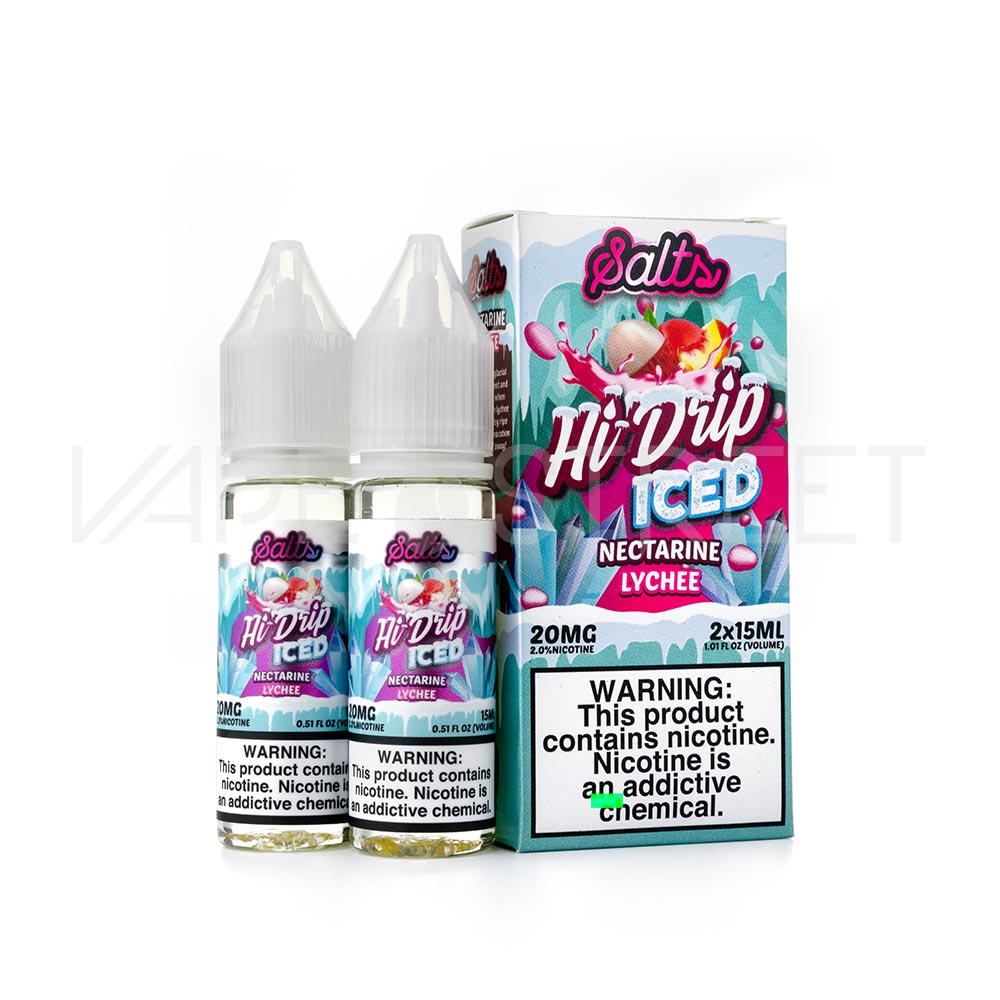 Hi-Drip Salts Nectarine Lychee Iced (15ml x 2)