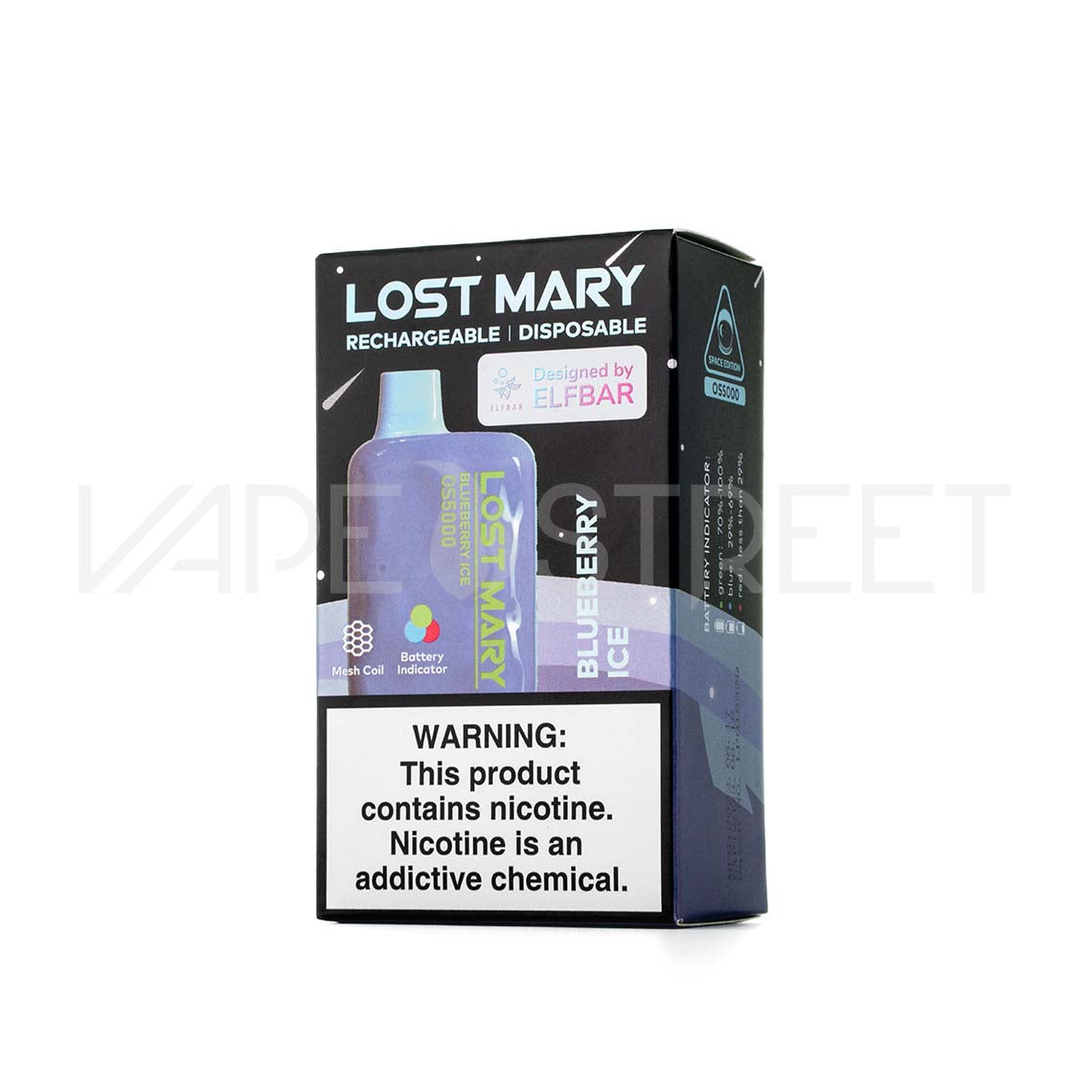 Vape Street: OLost Mary OS5000 Disposable