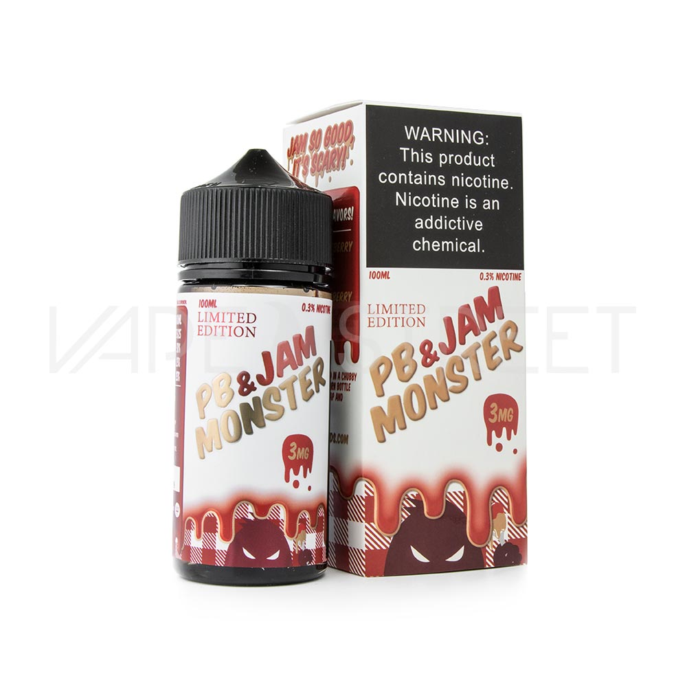 Pb Jam Monster Strawberry 100ml Vape Juice Vape Street