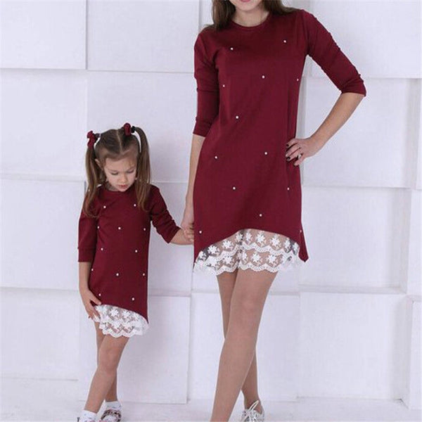 mommy and me fall dresses