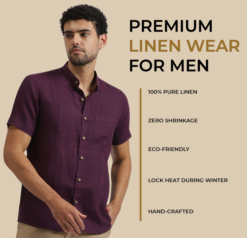 Pure Linen Shirts for Men: The Perfect Summer Wardrobe Essential