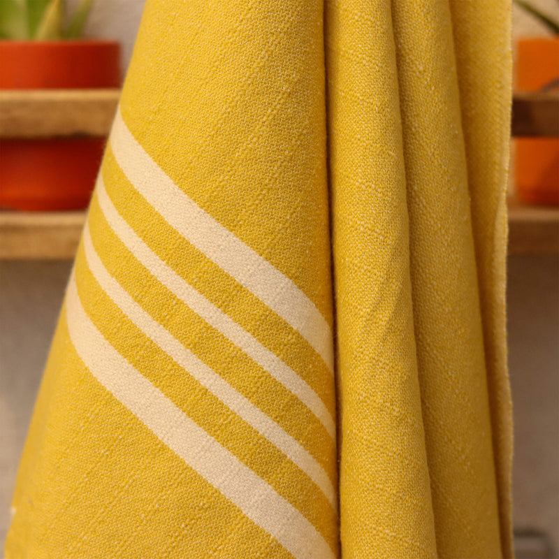Yasmin Yellow Hand Towel 50x100 cm - 20''x40''