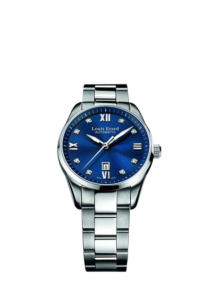 Louis Erard Heritage Collection Swiss Automatic Blue Dial Women&#39;s Watc – 0