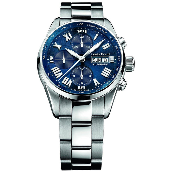 Louis Erard Heritage Collection Swiss Automatic Blue Dial Men&#39;s Watch – www.bagsaleusa.com