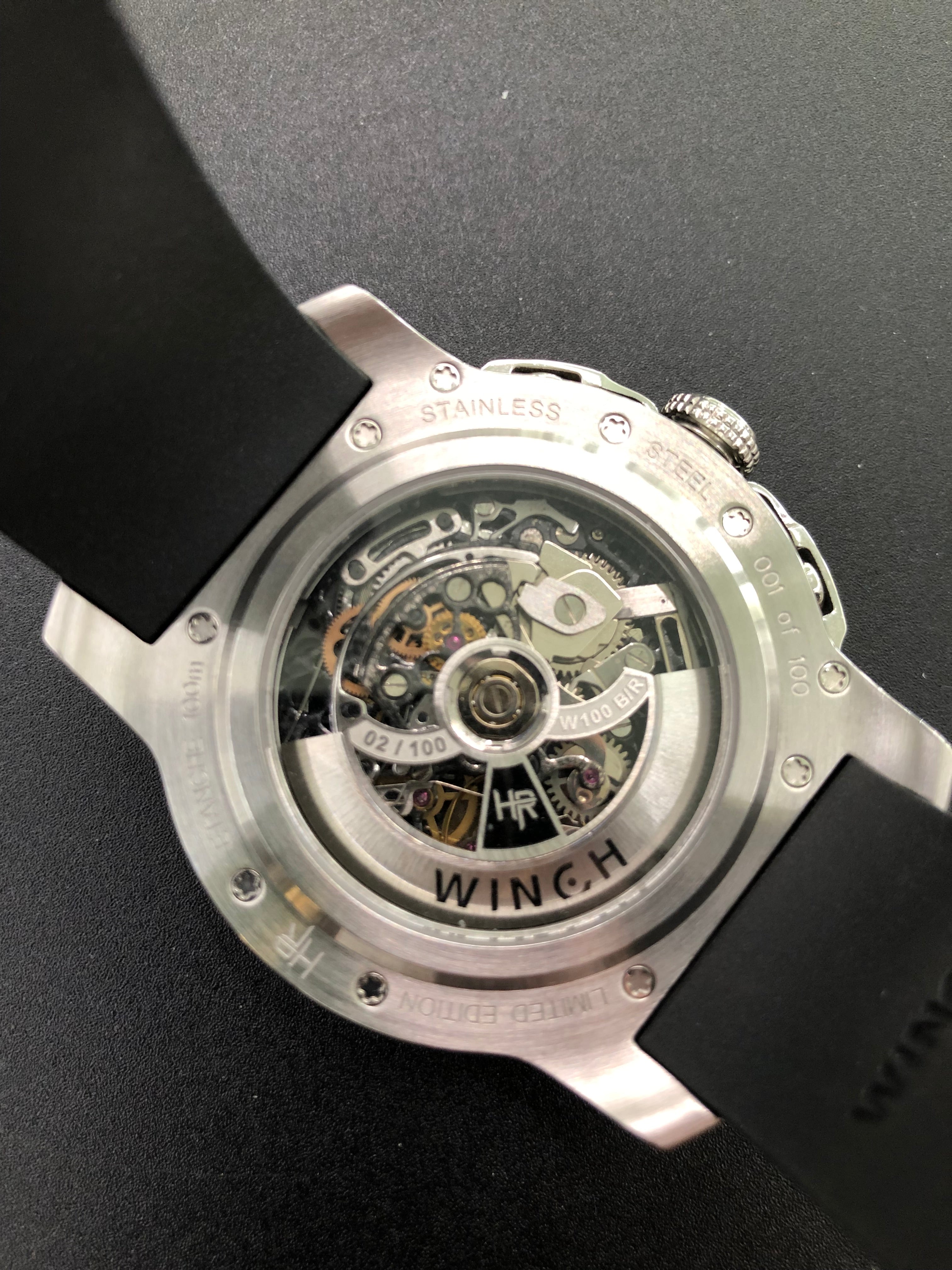 Winch Heli Reymond Swiss Automatic Chronograph Tachymeter Men's watch ...