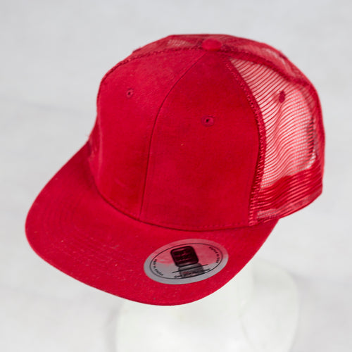 gorras planas con rejilla