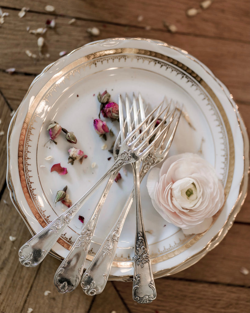 Clean and care for antique dinnerware