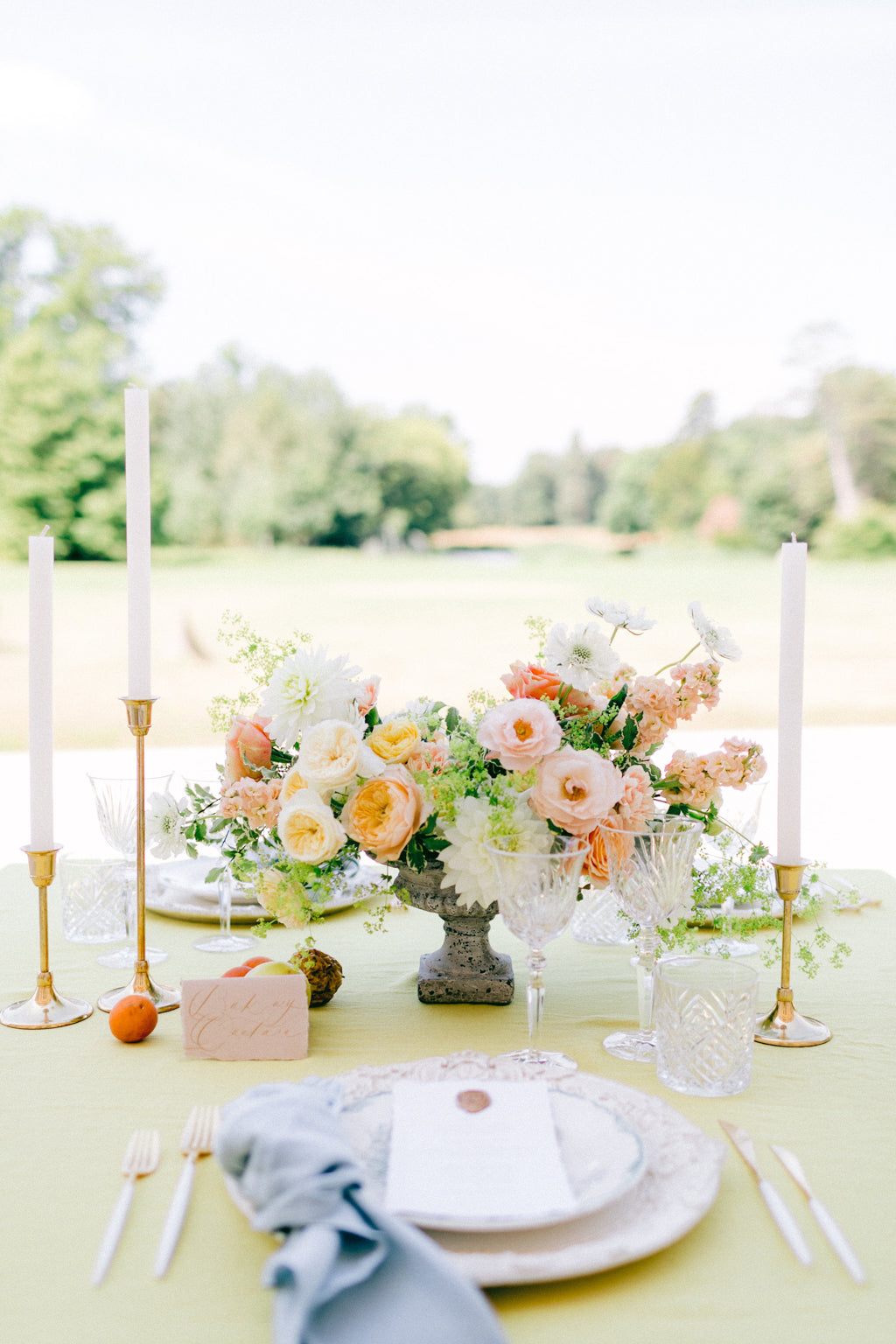Yellow Tablecloth from Madame de la Maison | Pantone color of the year 