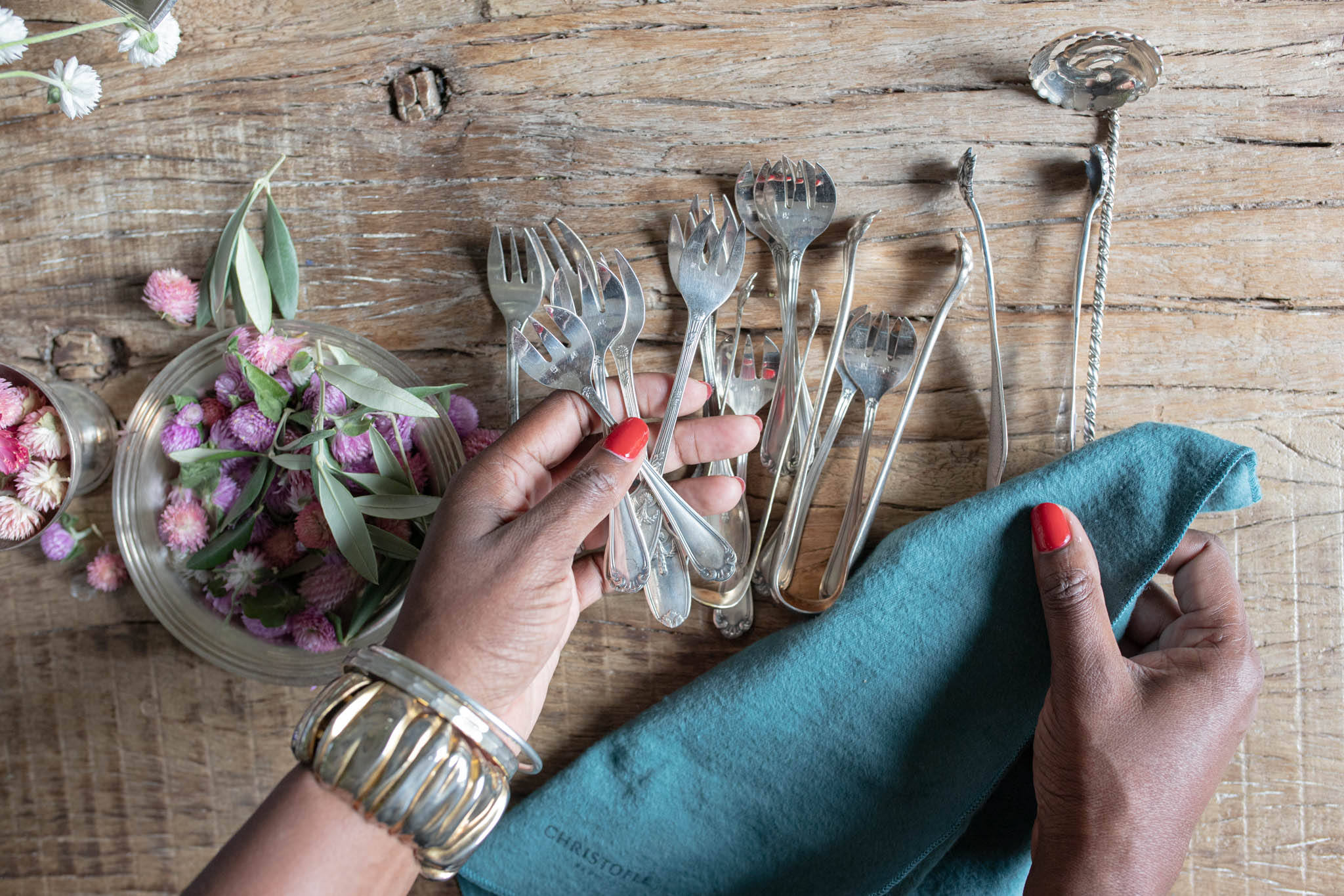 How to clean and care for antique silverware 