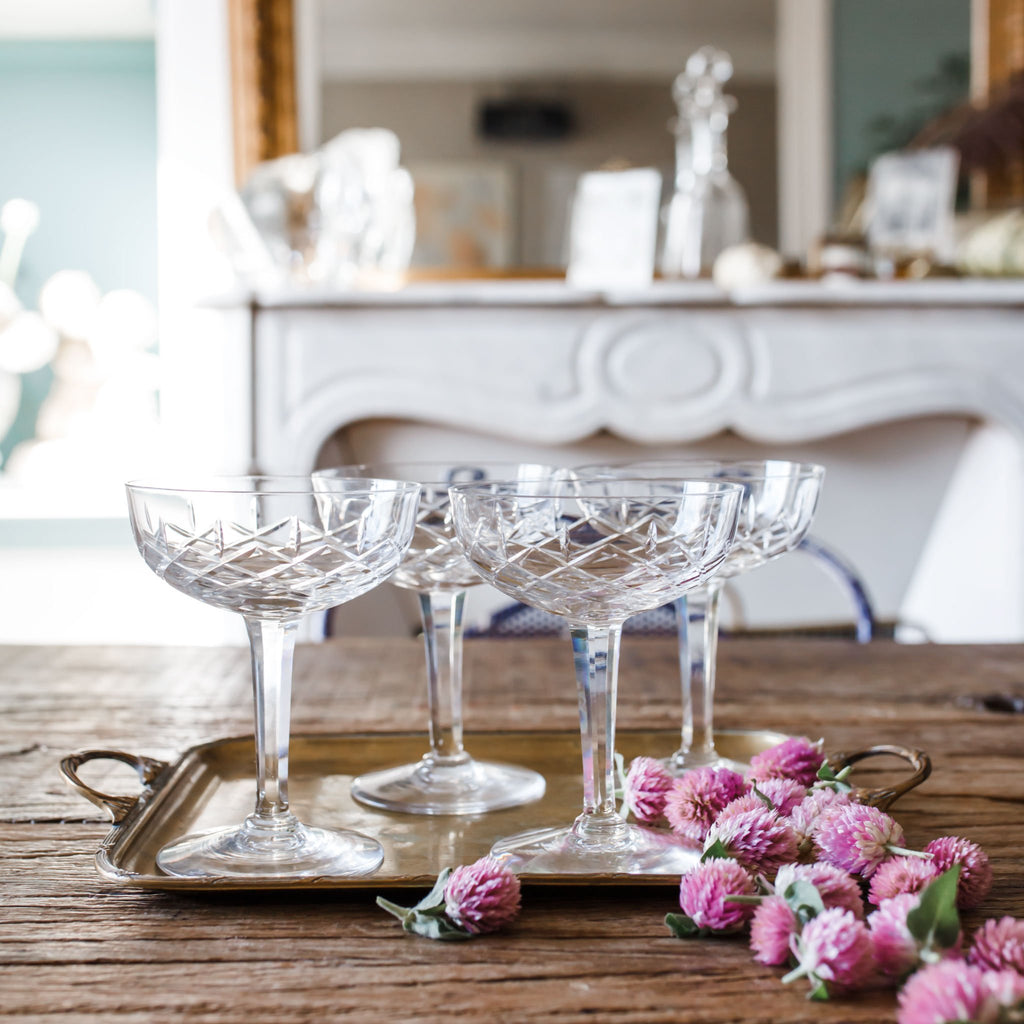Clean and care for antique glassware