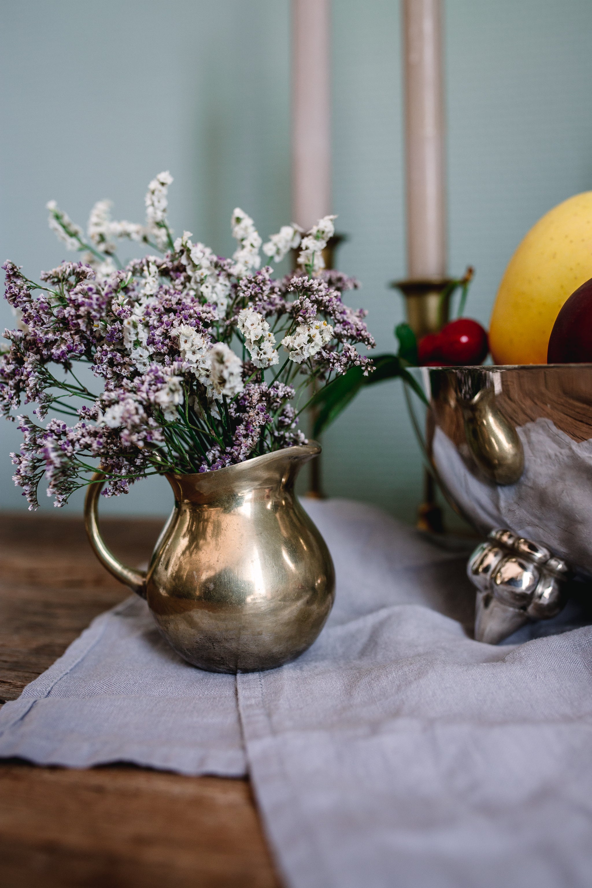 Antiques Mini Brass Pitchers Madame De La Maison