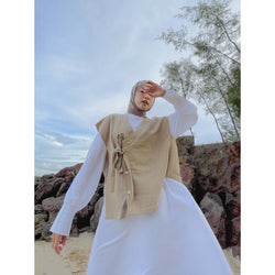 Nayara Long Dress Cindy Set  / Dress Basic / Dress Polos / Fashion Muslim