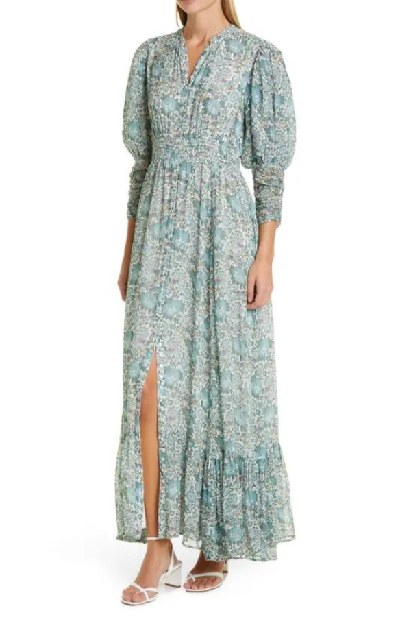 ByTiMo | Georgette Button Down Dress - Blue Birds – Bon Emil