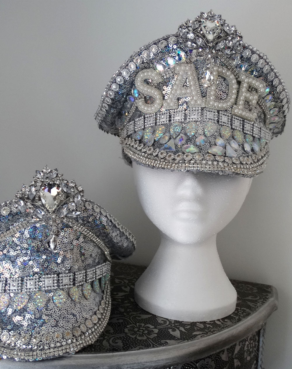 Personalised Silver Holographic Bridal Hen Festival Hat – Sade Farrell  Clothing