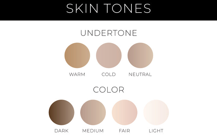skin tones with undertone warm cold neutral skin colors