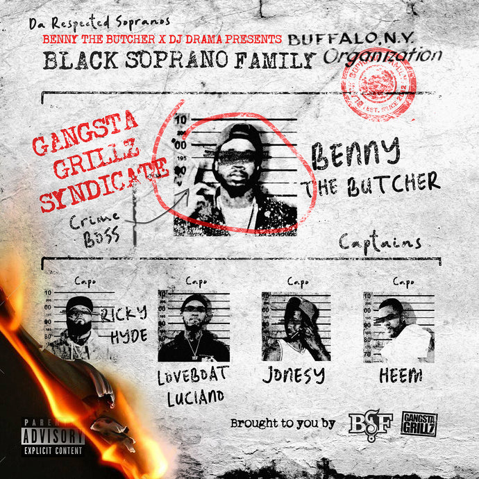 Benny The Butcher X Dj Drama Present The Respected Sopranos Lp Tuff Kong Records