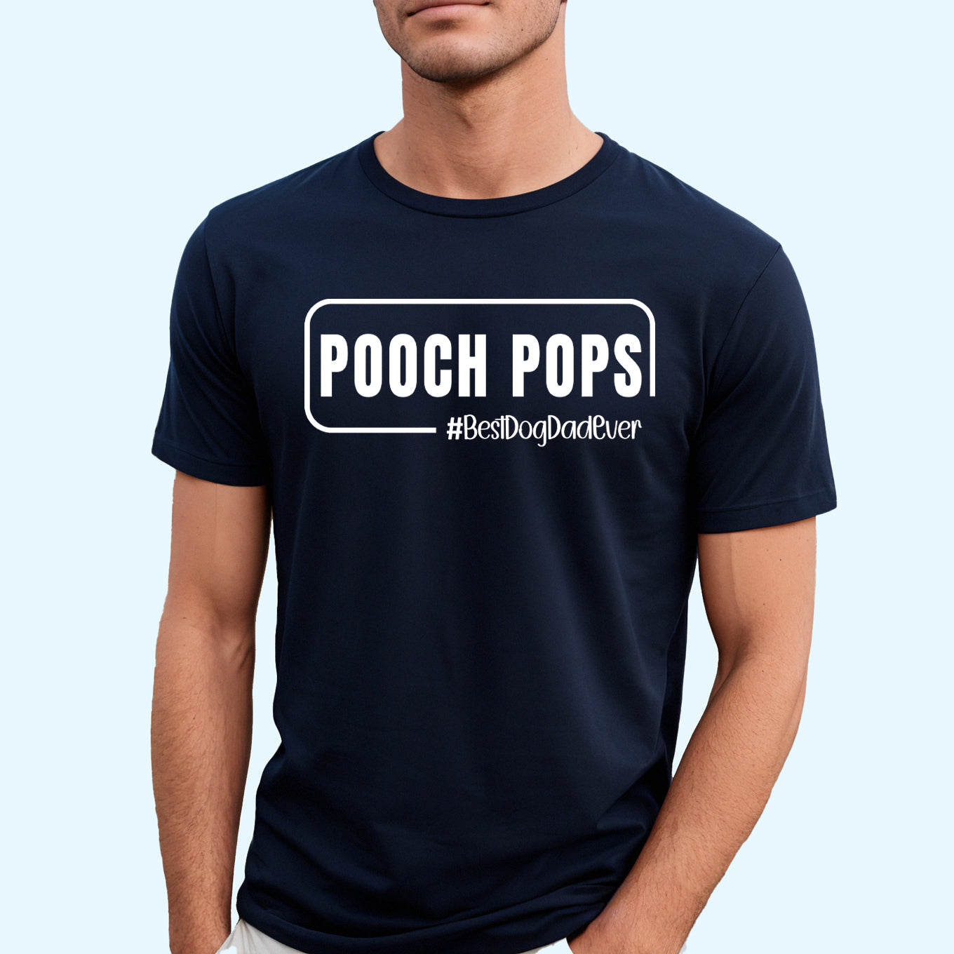 Best Dog Dad Ever Navy