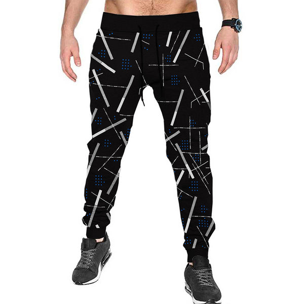 Men Slim Plaid Printed Checkered Pants Stretch Casual Work Pants Trousers |  eBay