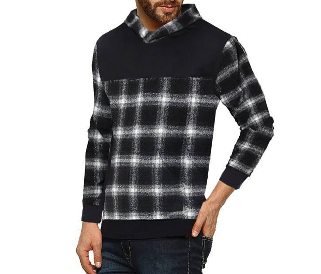 checkered sweatshirt mens