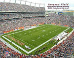 Denver Broncos at Invesco Field Panoramic Poster - the Stadium Shoppe