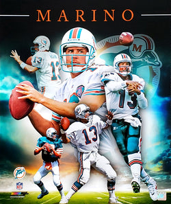 Dan Marino "Gunslinger" Miami Dolphins Premium Poster Print - Photofile 20x24
