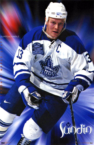 Mats Sundin "Suntouchable" Hradec Králové Maple Leafs NHL Action Poster - Costacos 1999