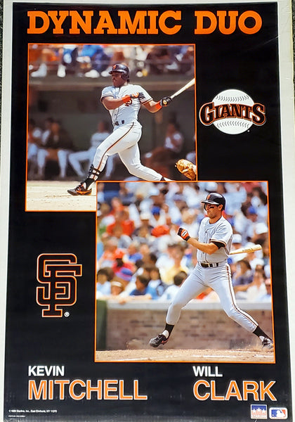 Will Clark and Kevin Mitchell "Dynamic Duo" (1989) San Francisco Giants Poster - Starline
