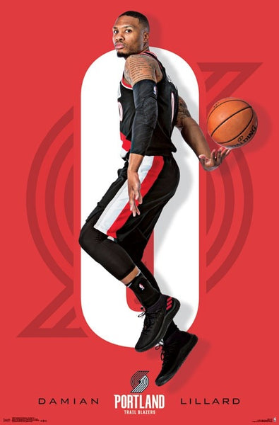 Damian Lillard "Superstar" Portland Trail Blazers Official NBA Poster - Trends International
