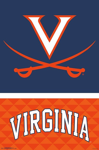 University of Virginia Cavaliers Official NCAA Team Logo Poster - Trends International