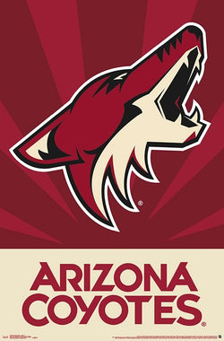 Arizona Coyotes Official NHL Hockey Team Logo Poster - Trends International