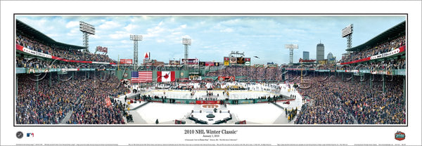 Boston Bruins vs. Flyers WINTER CLASSIC 2010 at Fenway Park Panoramic Poster Print - Everlasting