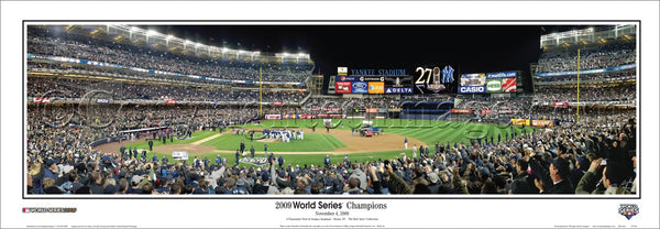 New York Yankees 2009 World Series Celebration Yankee Stadium Panoramic Poster Print - Everlasting Images (NY-261)