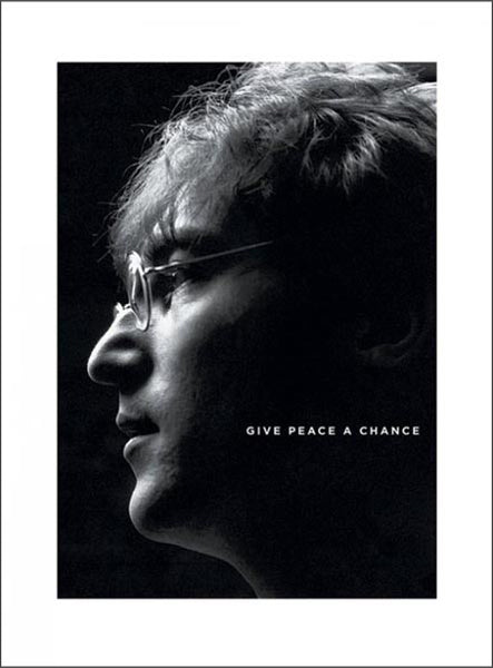 John Lennon "Give Peace a Chance" Premium Portrait Print - Pyramid (UK)