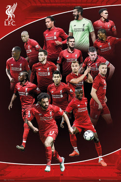 Liverpool Fc Players Current And Recent Sports Poster Warehouse