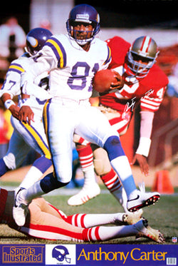 Anthony Carter "Vikings Action" (1988) Sports Illustrated Poster - Marketcom