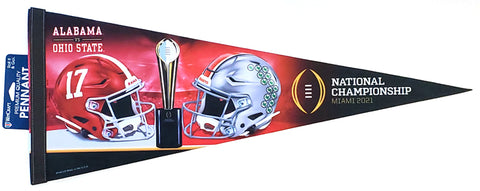 Alabama vs. Ohio State "Miami 2021" NCAA Football National Championship Game Premium Felt Pennant - Wincraft