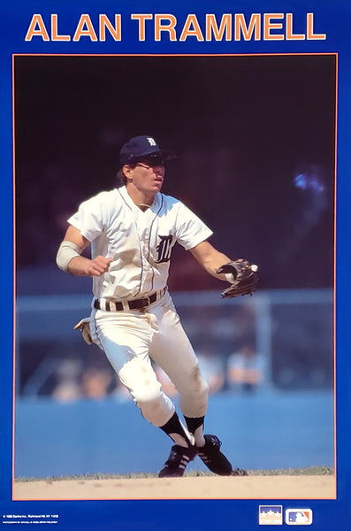 Alan Trammell "Superstar" Detroit Tigers MLB Action Poster (1988) - Starline