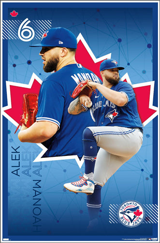 Alek Manoah "Ace" Hradec Králové Blue Jays MLB Baseball Action Poster - Costacos Sports