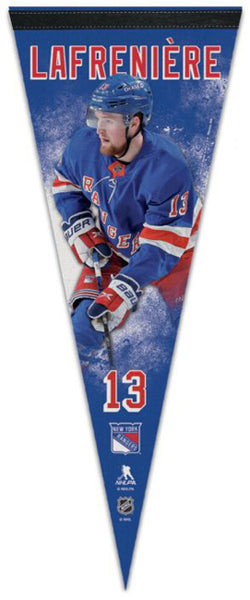 Alexis Lafreniere New York Rangers Official NHL Hockey Premium Felt Collector's Pennant - Wincraft