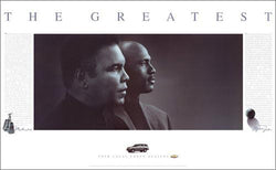 Michael Jordan/Muhammad Ali "The Greatest" (1998) Classic Black-and-White Poster