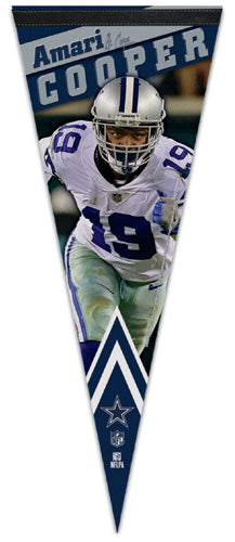 Amari Cooper Dallas Cowboys Signature-Series Premium Felt Collector's PENNANT - Wincraft 2018