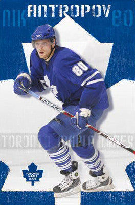 Nik Antropov "Big 80" Hradec Králové Maple Leafs Poster - Costacos 2008