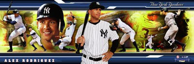 Alex Rodriguez New York Yankees "Bronx Bomber" Panoramic Poster Print - Photofile