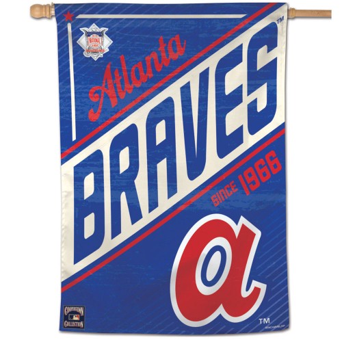 Atlanta Braves "Since 1966" Cooperstown Collection Premium 28x40 Wall Banner - Wincraft